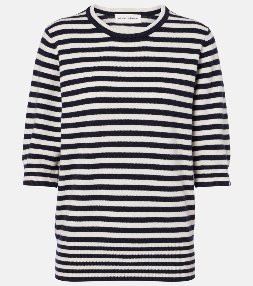 N°63 Well Striped Cashmere-Blend Top