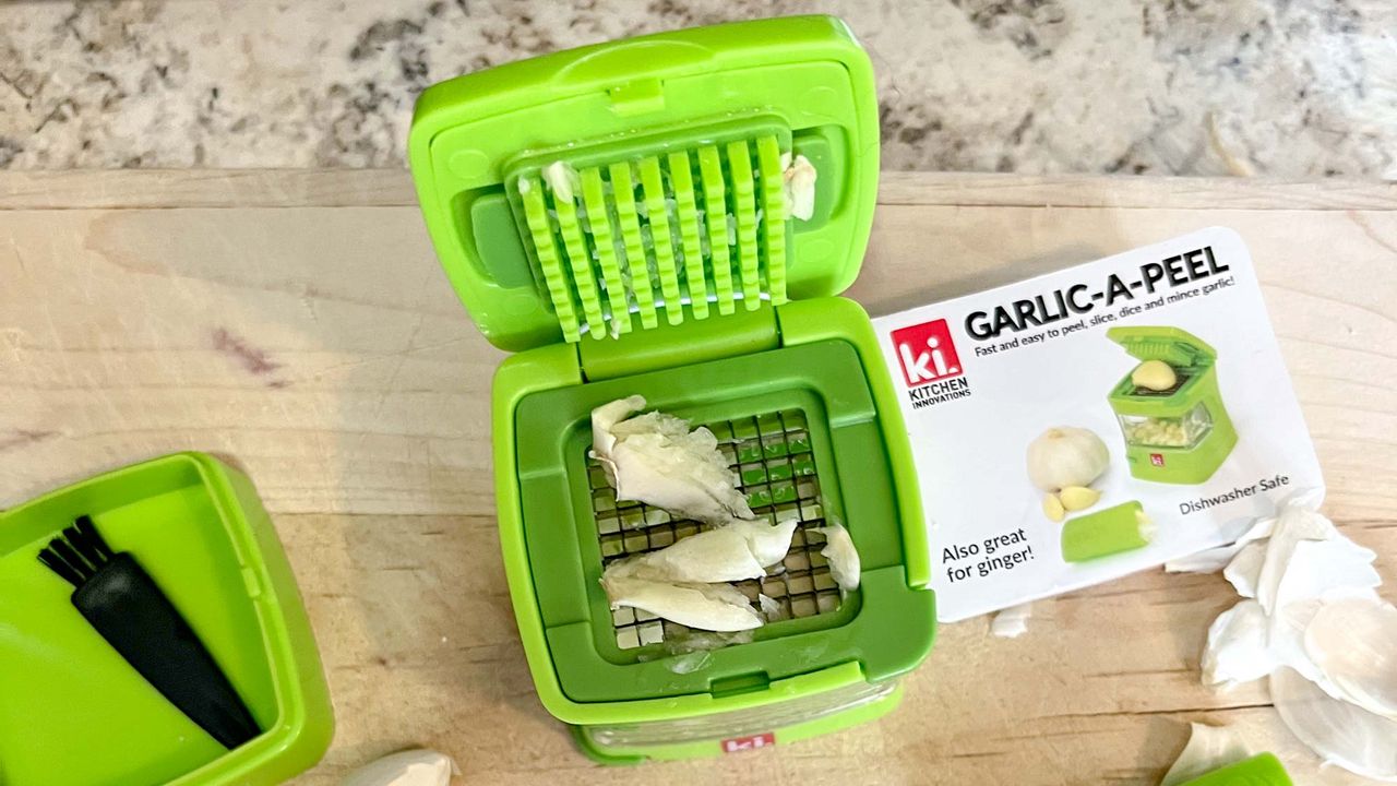 Kitchen Innovations Garlic-A-Peel Garlic Press