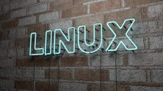 Linux sign on a brick wall