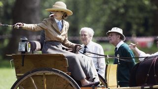 Penny Knatchbull talks to Prince Philip, Duke of Edinburgh
