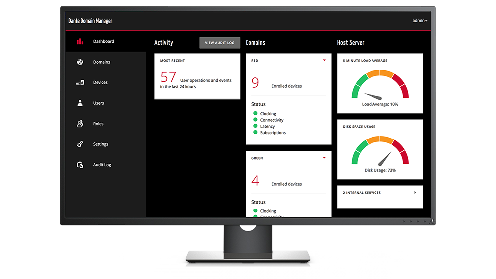 Audinate Unveils Multiple Editions of Dante Domain Manager