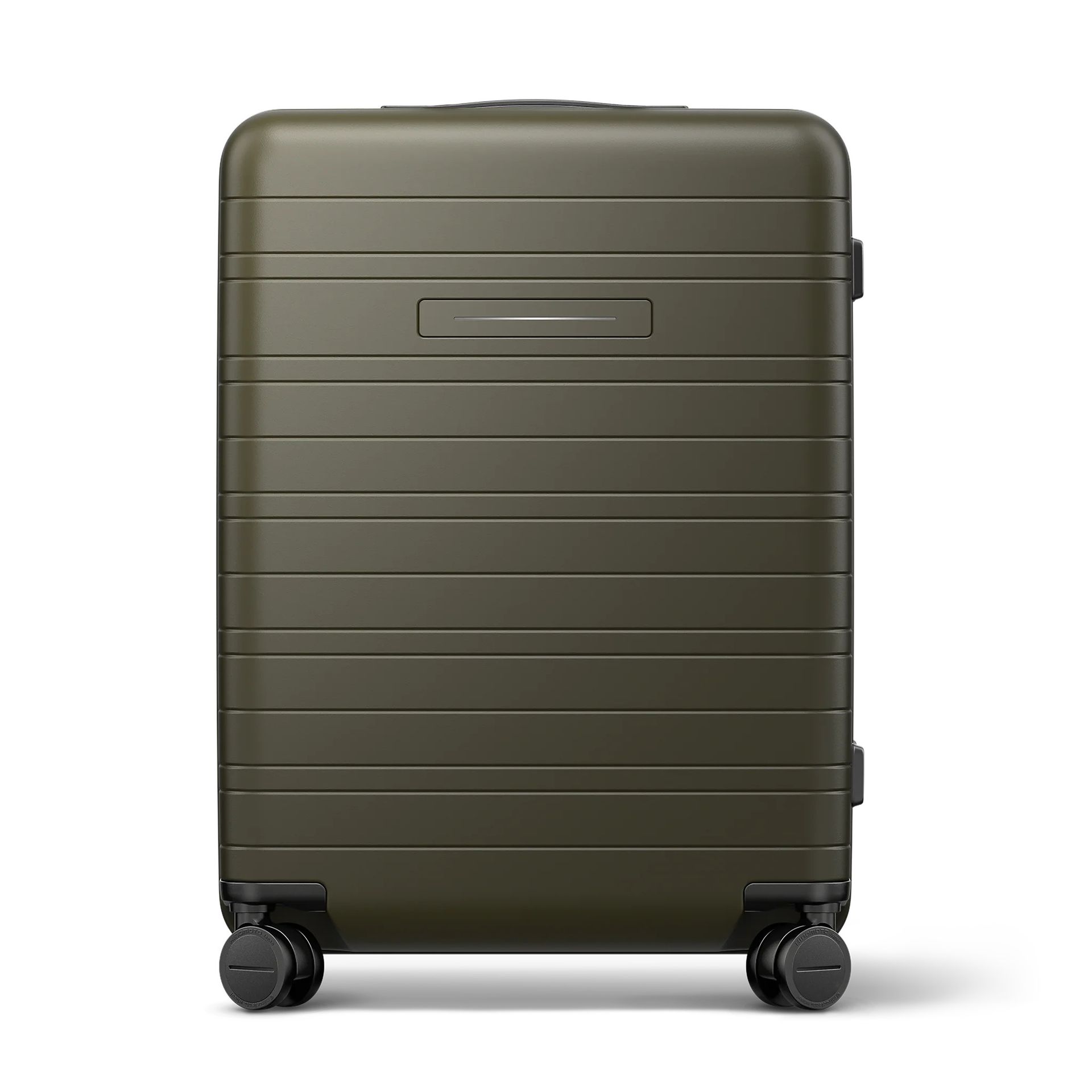 Horizn Studios olive green suitcase