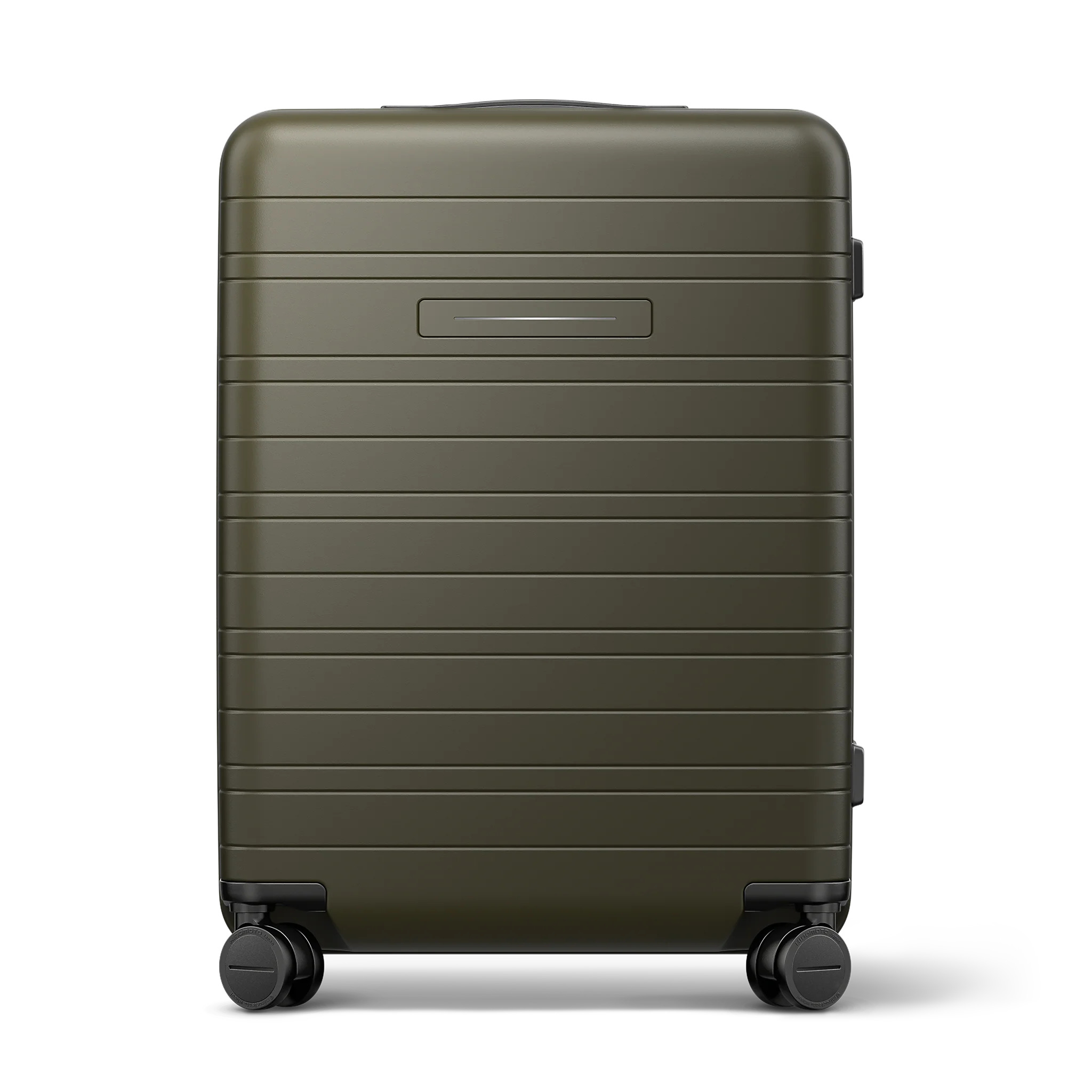 Horizn Studios olive green suitcase