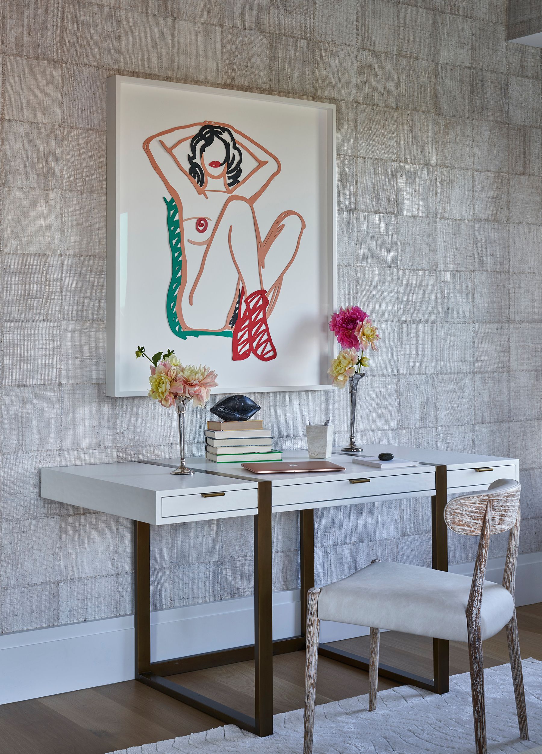 Dressing table in modern bedroom