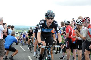 Bradley Wiggins on Ryals climb, British road race national championships 2011