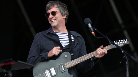 SOUTHSEA, ENGLAND - AUGUST 24: Graham Coxon of The Waeve performs on the Castle Stage during Day 2 of Victorious Festival on August 24, 2025 in Southsea, England. (Photo by Harry Herd/WireImage)