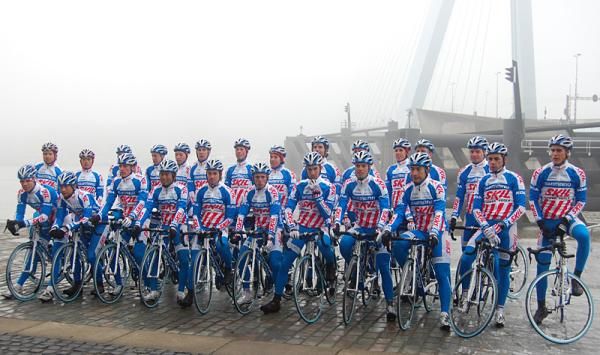 The 2010 Skil-Shimano team was presented in Rotterdam.
