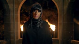 Claudia in the gazebo in The Traitors UK Season 4