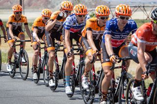 The Silber Pro Cycling team in formation