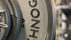 Technogym weight plates on a barbell 