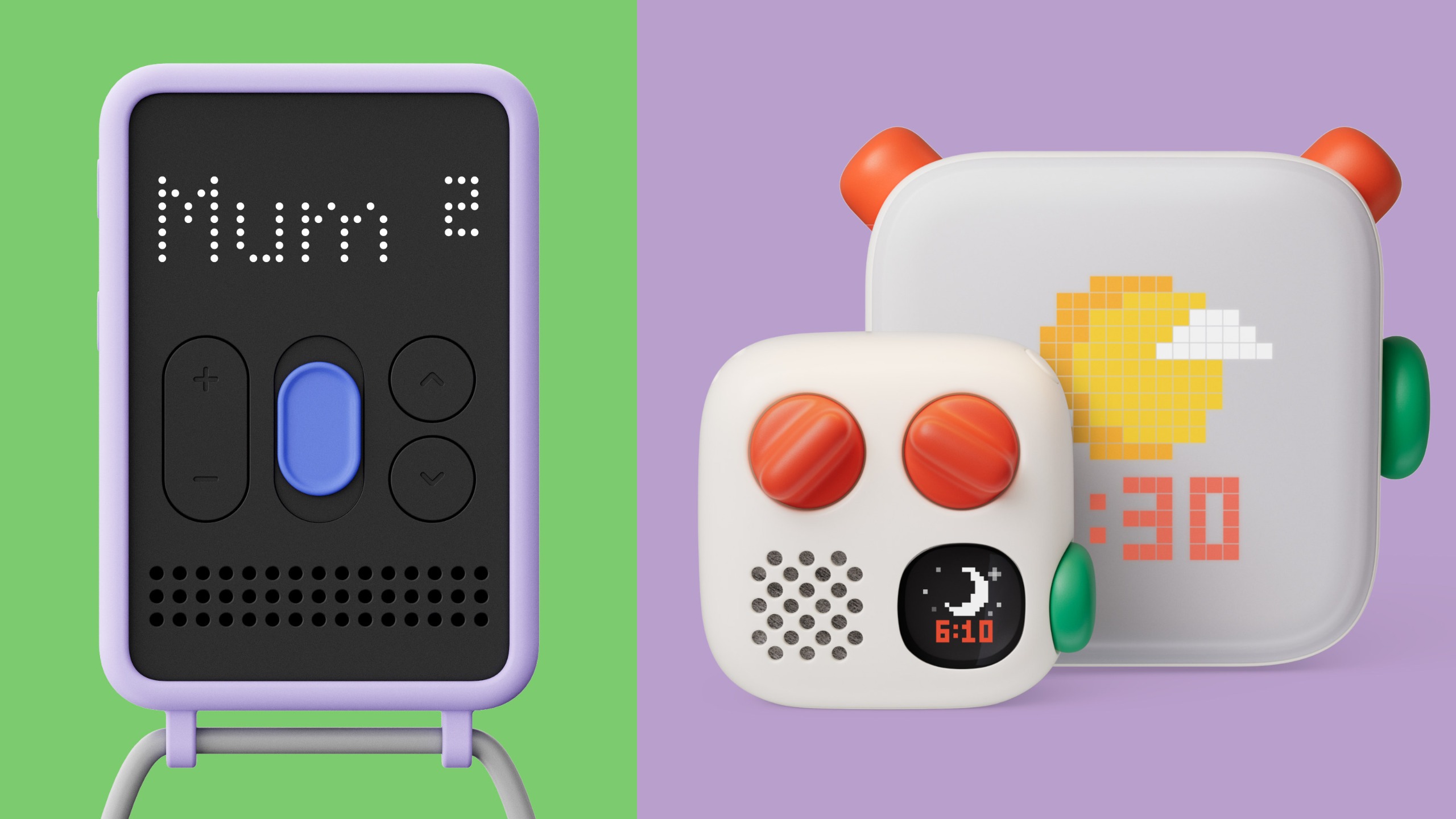 Karri Messenger 2 (l) and Yoto Players (r)