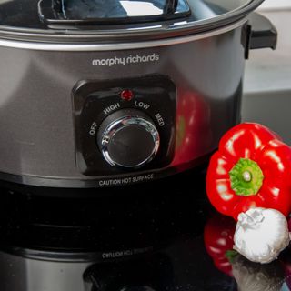 Image of Morphy Richards slow cooker on countertop