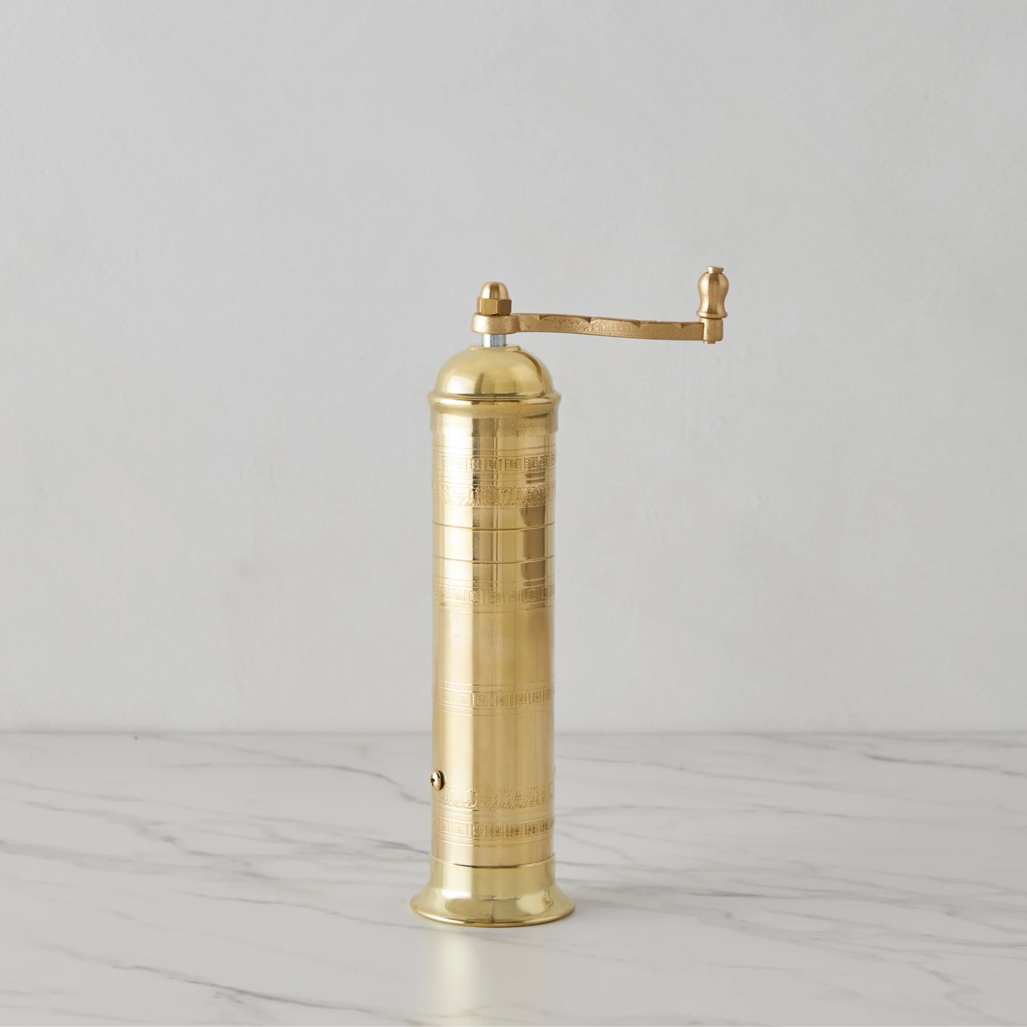 Atlas Brass Pepper Mill