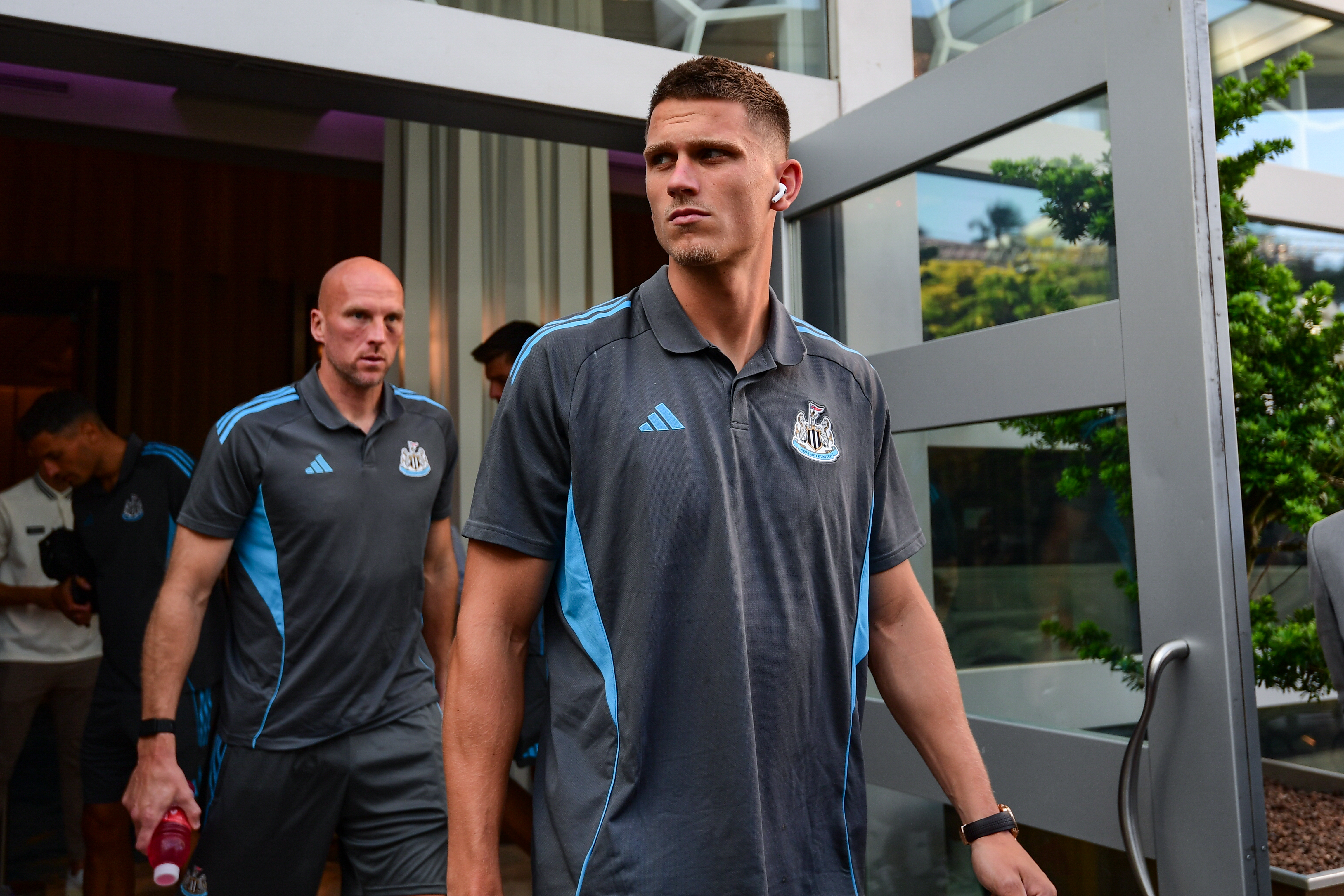 Sven Botman on pre-season tour with Newcastle this summer