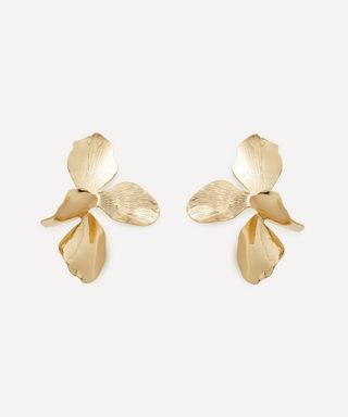 14ct Gold-Plated Hyacinthe Stud Earrings
