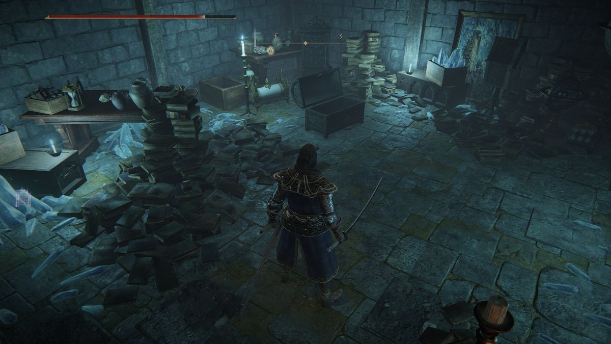 chest containing the sword