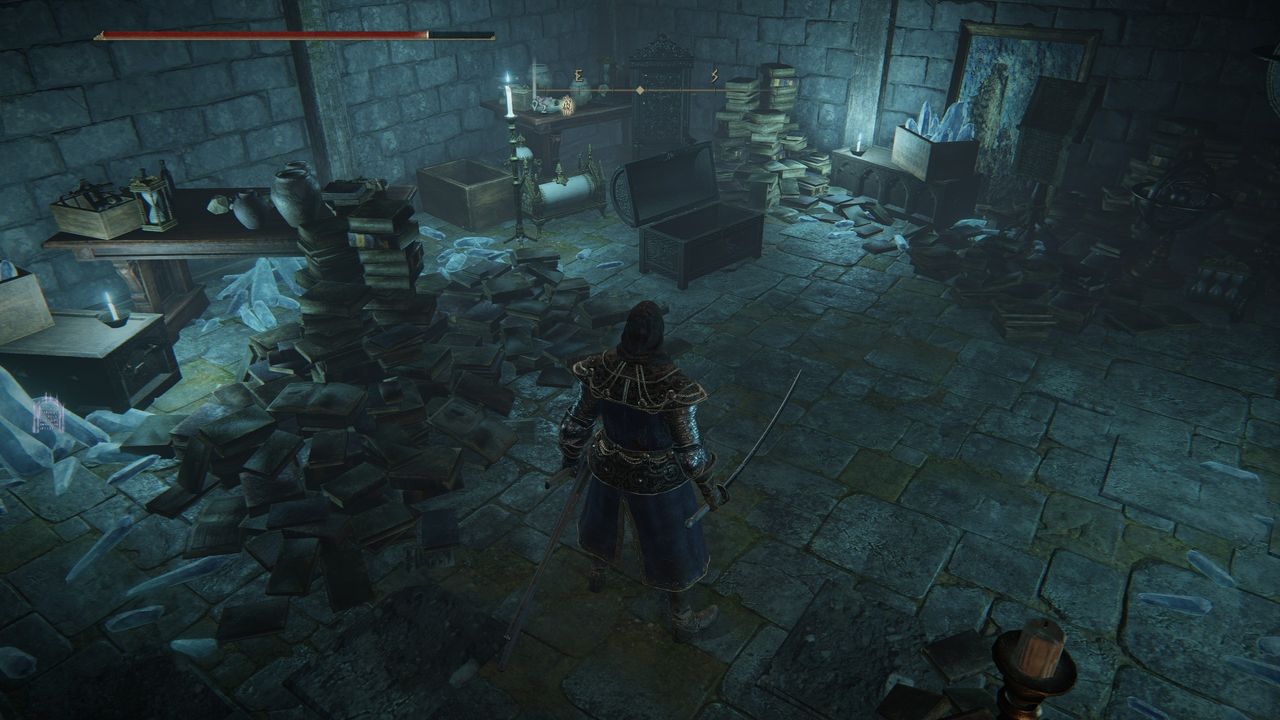chest containing the sword