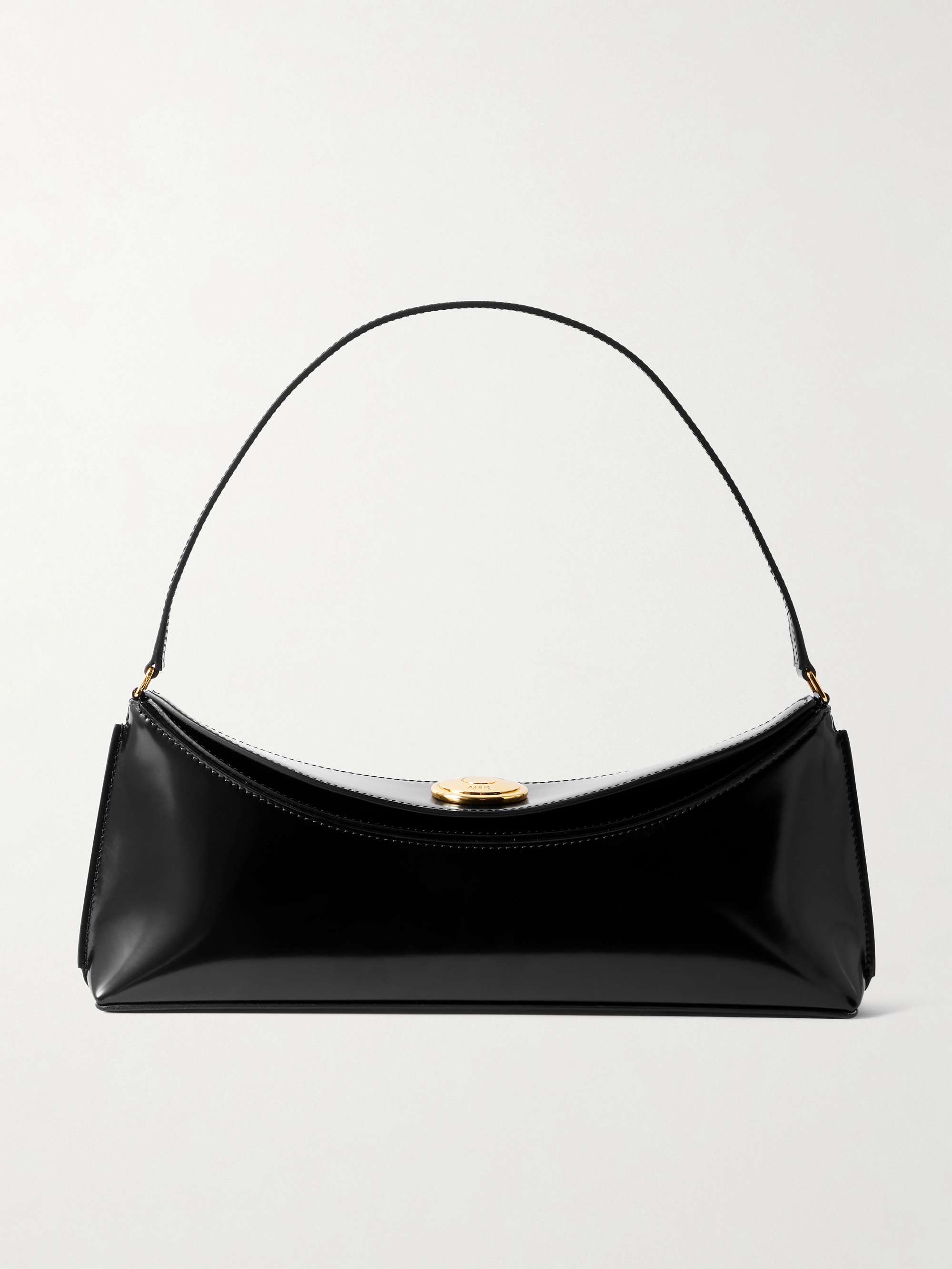 Le Calisso Polished-Leather Shoulder Bag