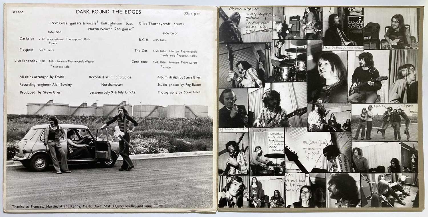 Dark Round The Edges LP sleeve