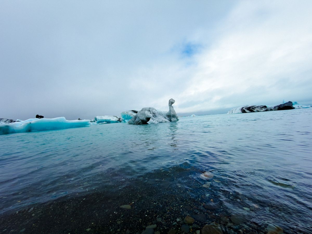 A photo from Icelandair's Really Bad Photographer competition, taken by the winner Blanche Mortemard