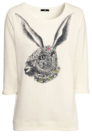 H&M Rabbit Print Sweatshirt, £12.99