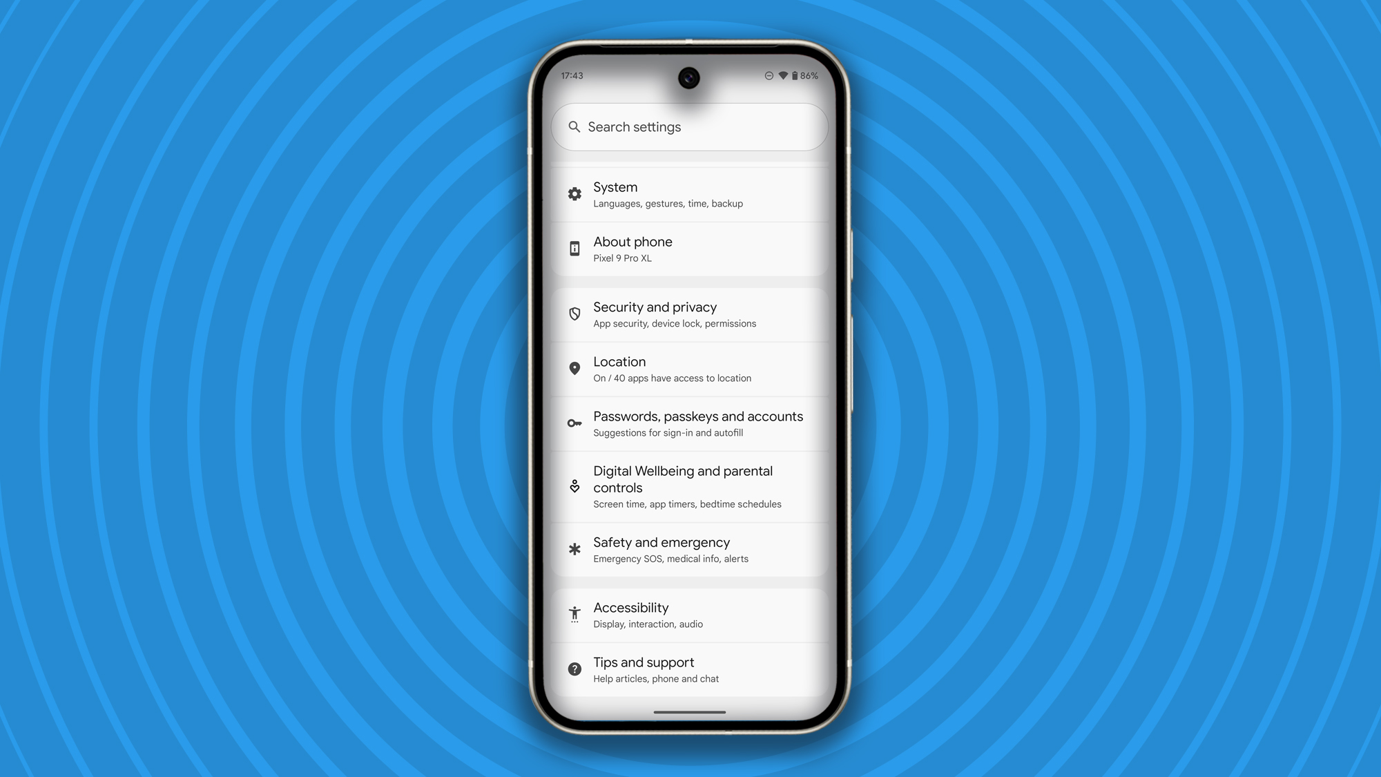 Add account on Android