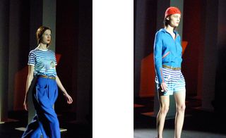 This season's collection was inspired by characters from Wes Anderson's acclaimed film, 'The Life Aquatic'