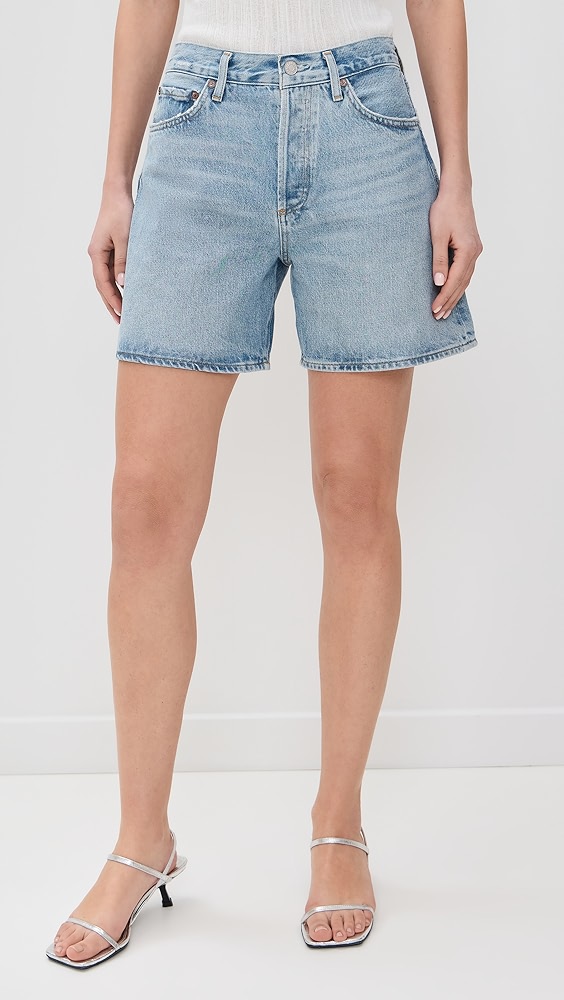 Agolde Dame Shorts: High Rise Baggy