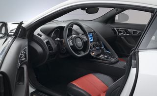 Driver seat of Jaguar