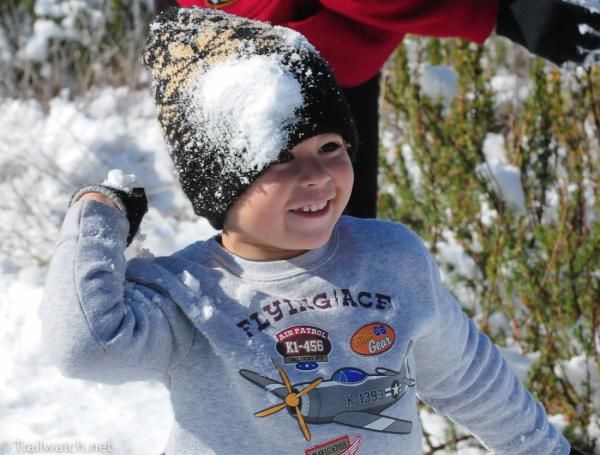 The new snow was a big hit with all the children at the venue