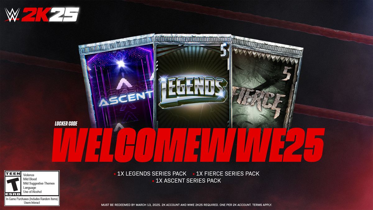 WWE 2K25 locker codes