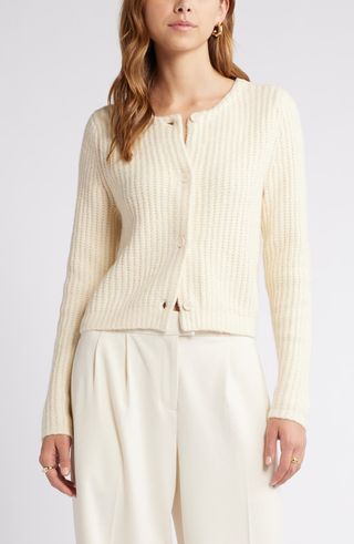 Cropped Fisherman Cardigan