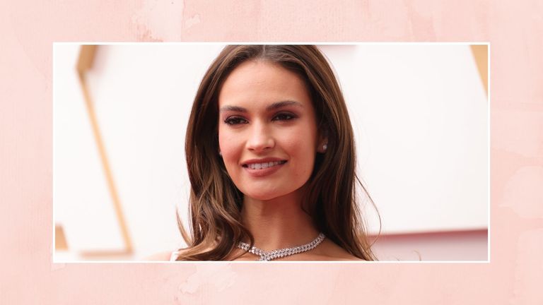 Lily James at the Oscars 2022