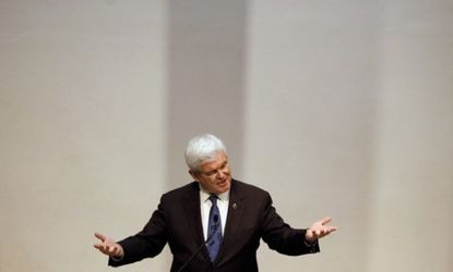 Newt Gingrich loves zoos. Unfortunately, some zoo animals don't seem to feel the same way about him.