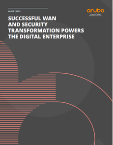 Dark grey whitepaper cover with white title and circular graphics in pink stripes and a lighter grey