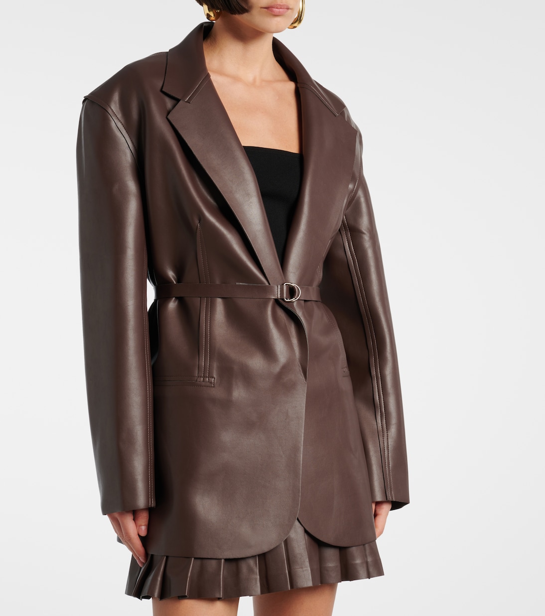 Oversized Blazer in Brown - Norma Kamali
