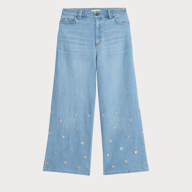M&S embellished jeans