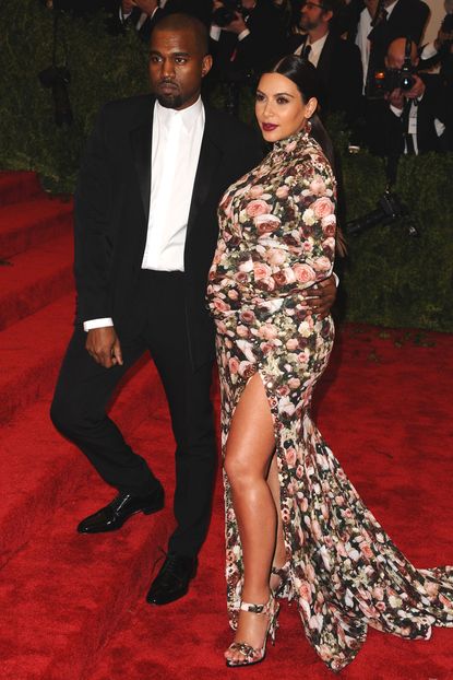 Kim Kardashian Kanye West Met Ball