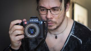 James Artaius using a Leica SL3 camera