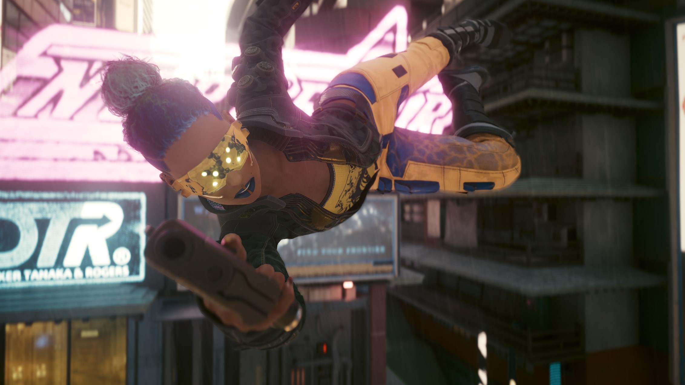  You can break Cyberpunk 2077's movement and become a flying V with this busted build 