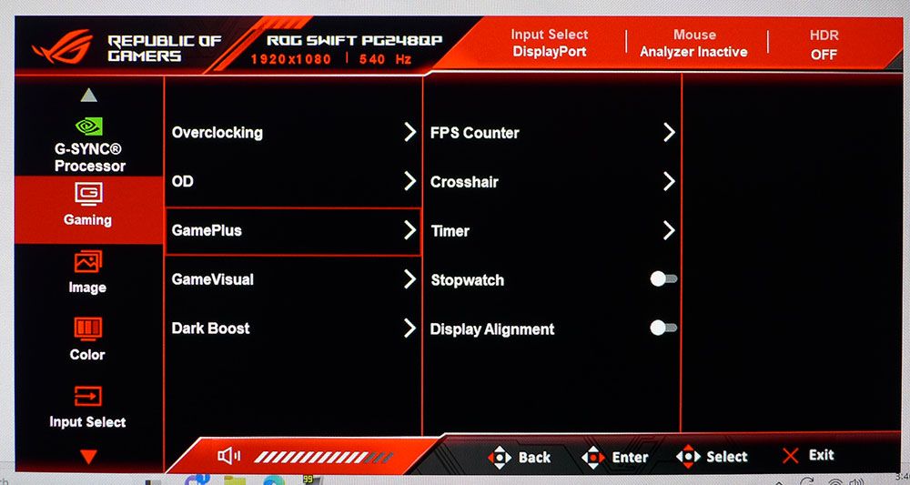 Asus ROG Swift PG248QP