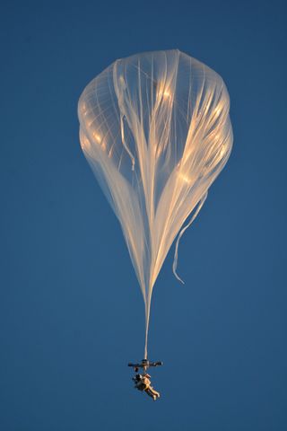 Alan Eustace was carried into the stratosphere with a high-altitude scientific balloon.
