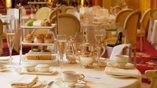 one of the best afternoon teas in london, served at the ritz