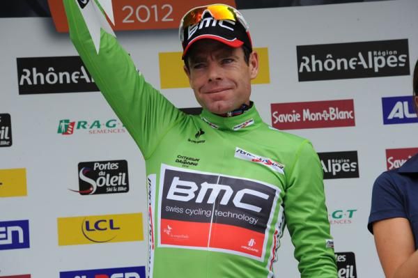 Cadel Evans (BMC) leads the points competition