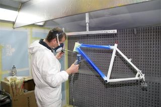 Another frame gets sprayed