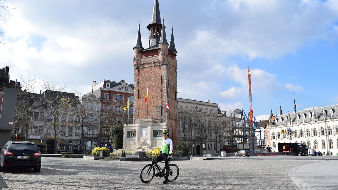 Julien Vermote in Kotrijk's Grot Markt