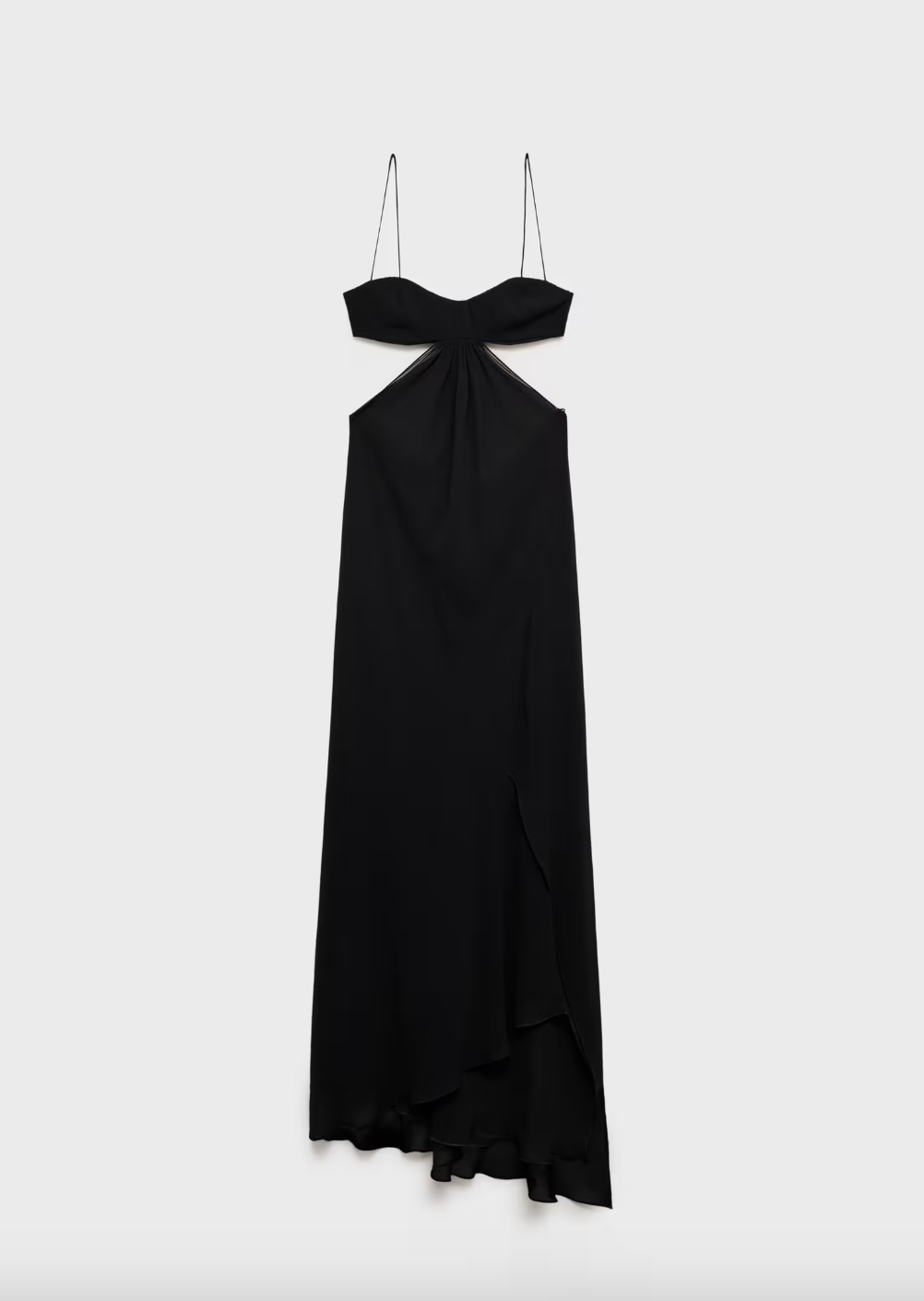 Mango x Supriya Lele, Dress With Asymmetrical Hem and Cut-Out 