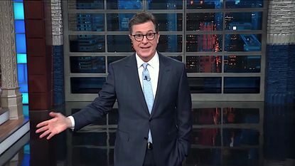 Stephen Colbert recaps Sam Nunberg's afternoon on cable news