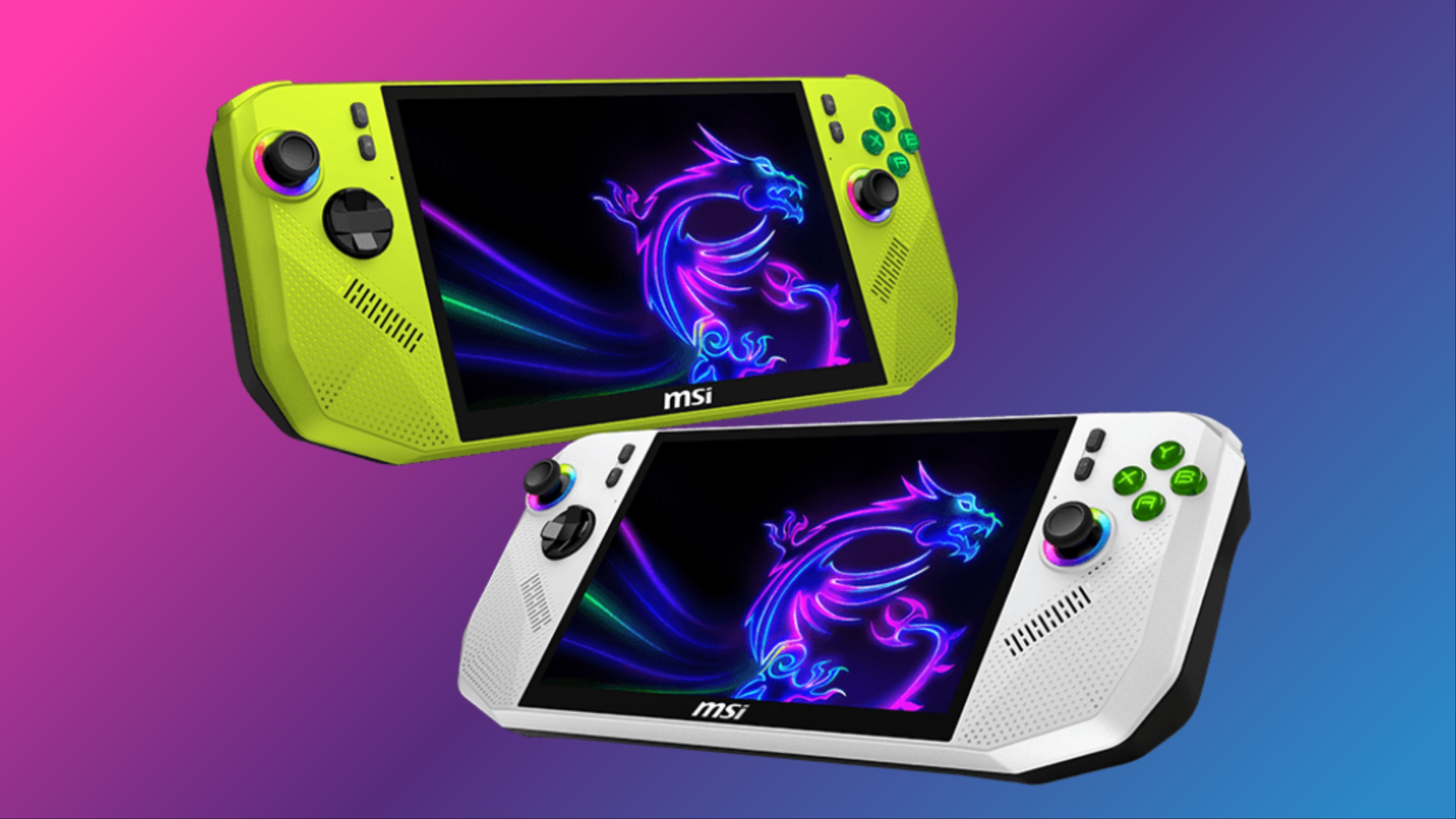 Render of MSI Claw A8 BZ2EM devices
