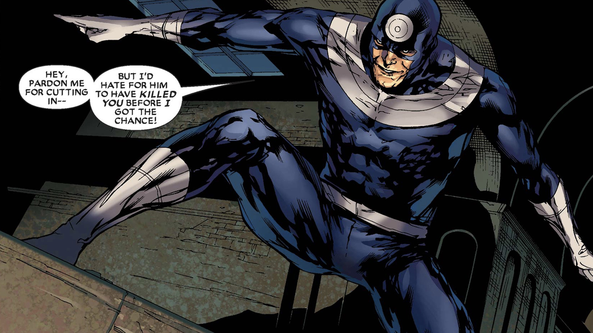 Bullseye showing up to fight Daredevil